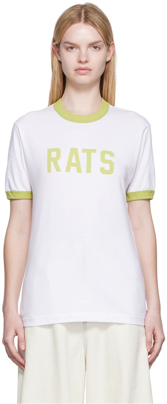 Photo: Stray Rats White College Ringer T-Shirt