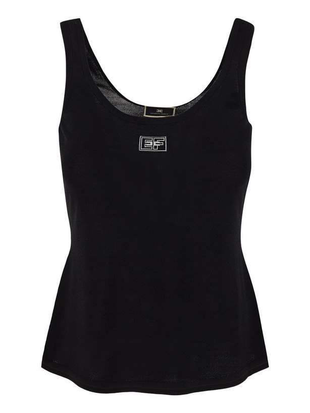 Photo: Elisabetta Franchi Logo Tank Top