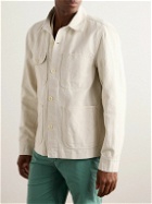 Alex Mill - Linen and Cotton-Blend Canvas Overshirt - Neutrals
