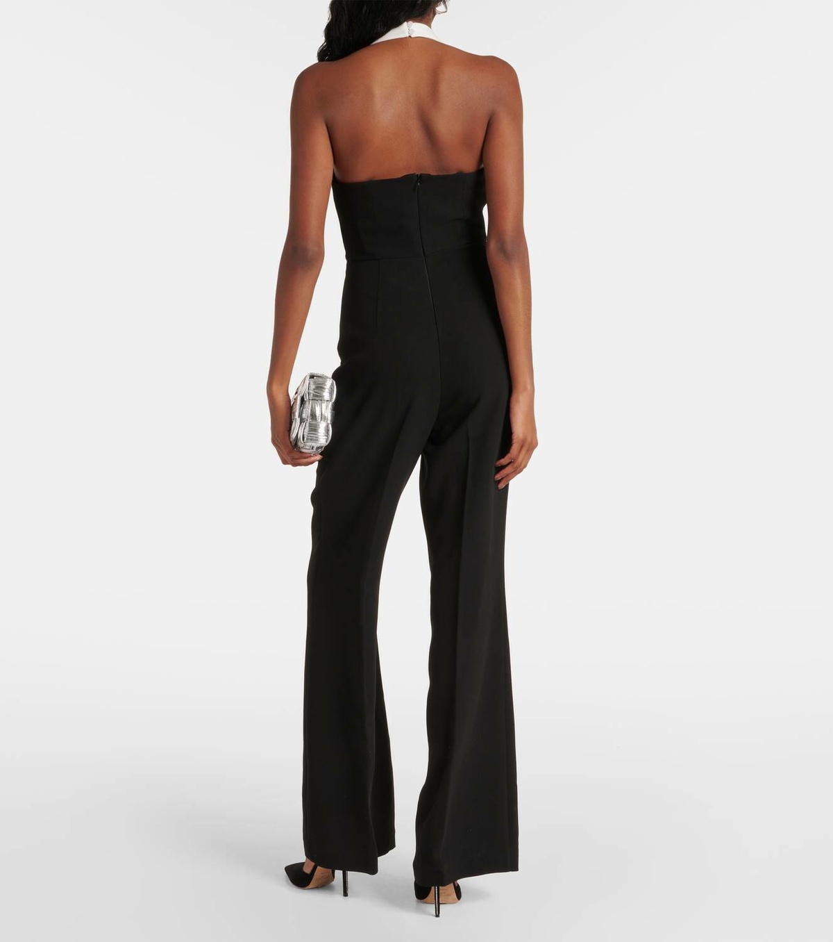 Roland Mouret Halterneck cady jumpsuit
