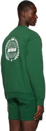 Sporty & Rich Green Prince Edition Crest Sweatshirt