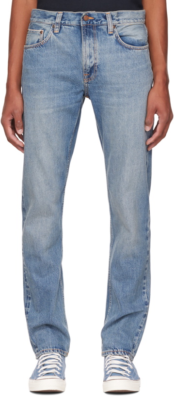 Photo: Nudie Jeans Blue Gritty Jackson Jeans