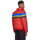 Polo Ralph Lauren Red Down Logo Sport Puffer