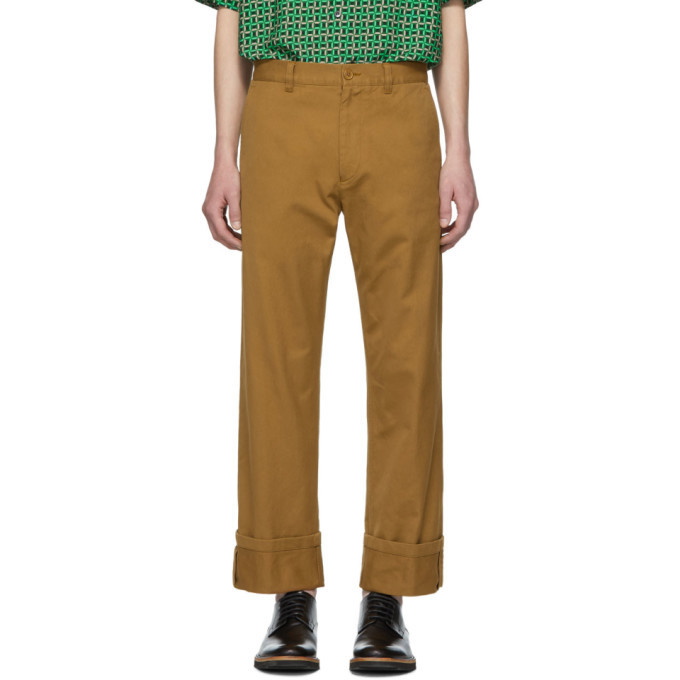 Photo: Dries Van Noten Brown Petrick Trousers