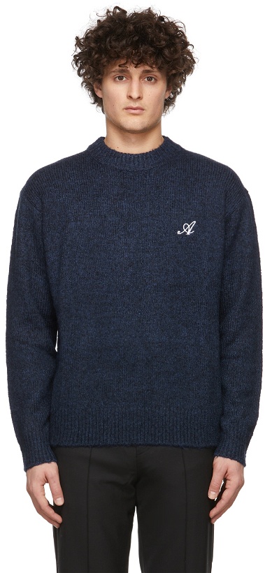 Photo: Axel Arigato Blue Initial Sweater