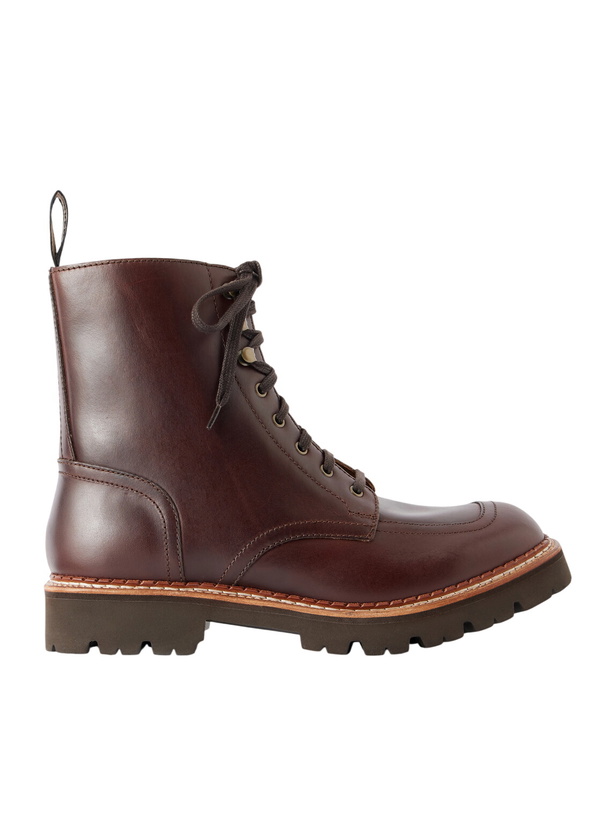 Photo: Grenson - Noha Leather Lace-Up Boots - Brown
