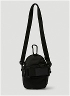 Mini Backpack Crossbody Bag in Black