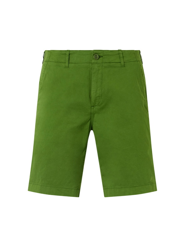 Photo: Vilebrequin - Belin Woven Cotton-Blend Casual Shorts - Green