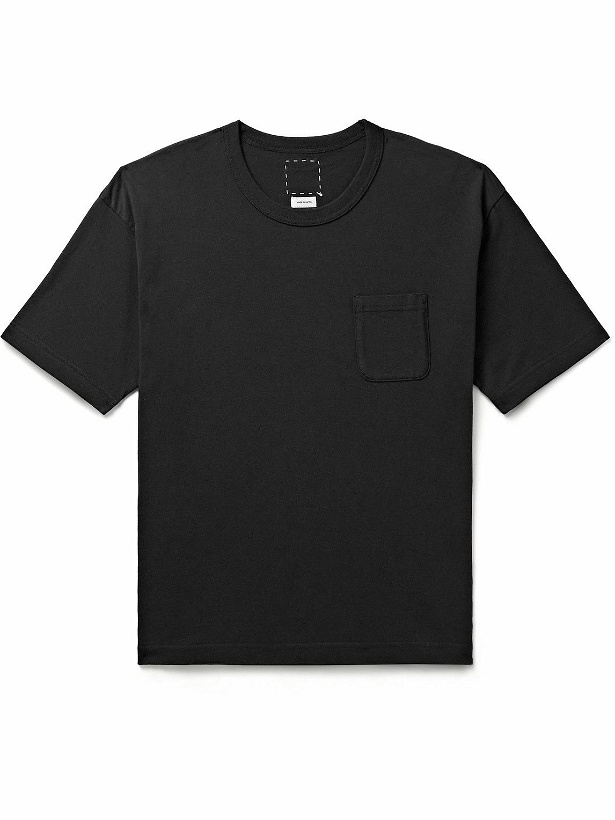 Photo: Visvim - Jumbo Sea Island Cotton-Jersey T-Shirt - Black