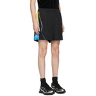Casablanca Black Gradient Football Shorts