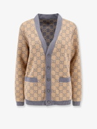 Gucci Cardigan Grey Womens Knitwear
