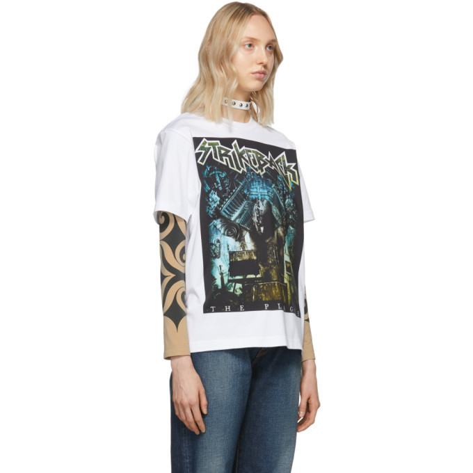 Junya Watanabe White Strikeback T-Shirt Junya Watanabe