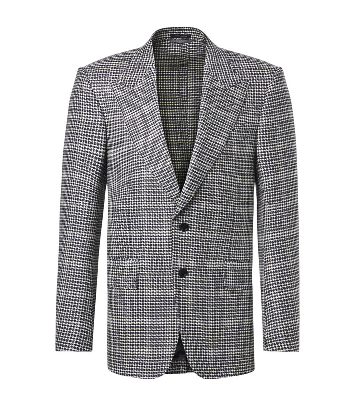 Photo: Tom Ford Checked wool-blend suit jacket
