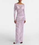 Pucci Iride jersey maxi dress