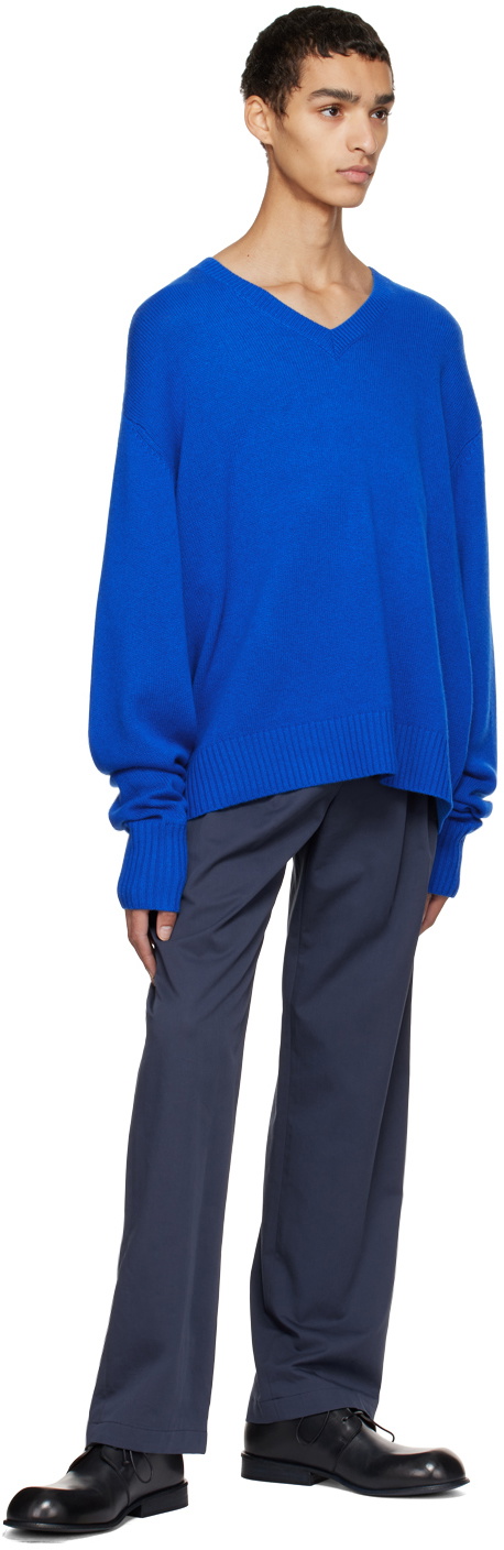 Maryam Nassir Zadeh Blue Davis Sweater
