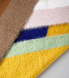 Loewe - Striped mohair-blend blanket