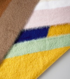 Loewe - Striped mohair-blend blanket