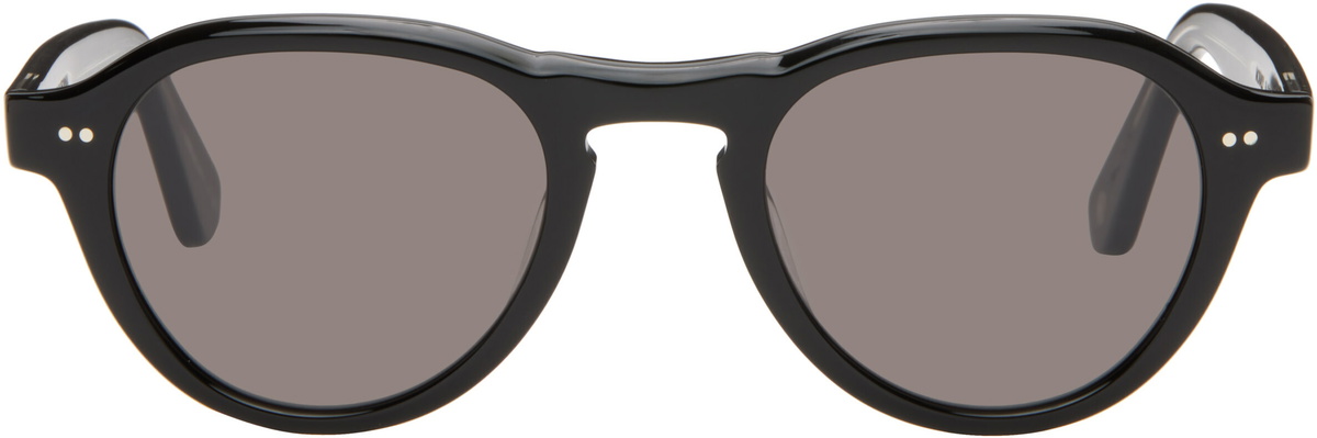 Garrett Leight Black McNally Sunglasses
