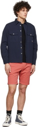 PS by Paul Smith Navy Zebra Two-Pocket Shirt