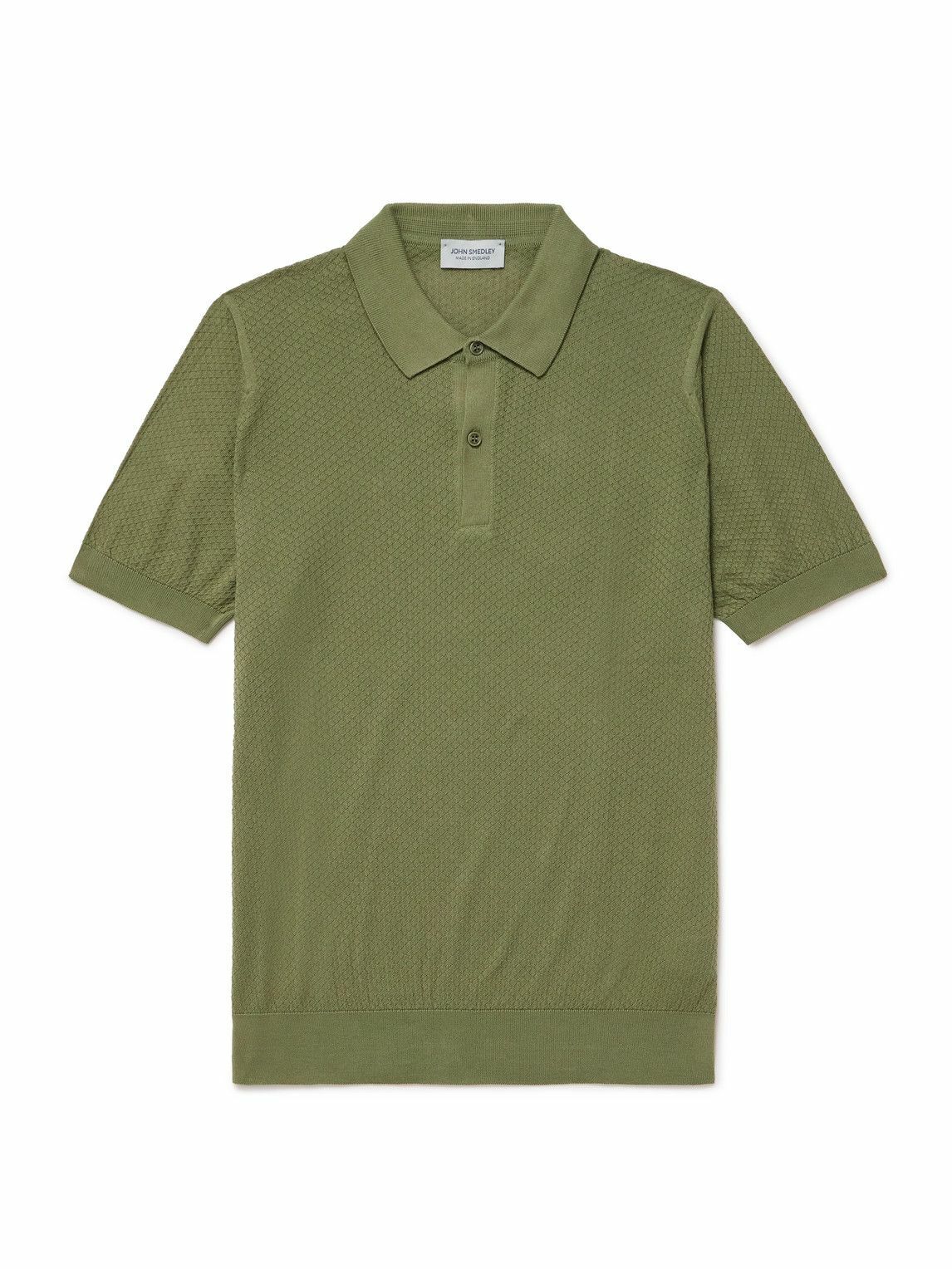 新品タグ付き JOHN SMEDLEY COTTON 30G KNIT POLO NEW ARRIVAL】 JOHN SMEDLEY ISIS 30G S/S KNIT POLO MADE IN ENGLAND