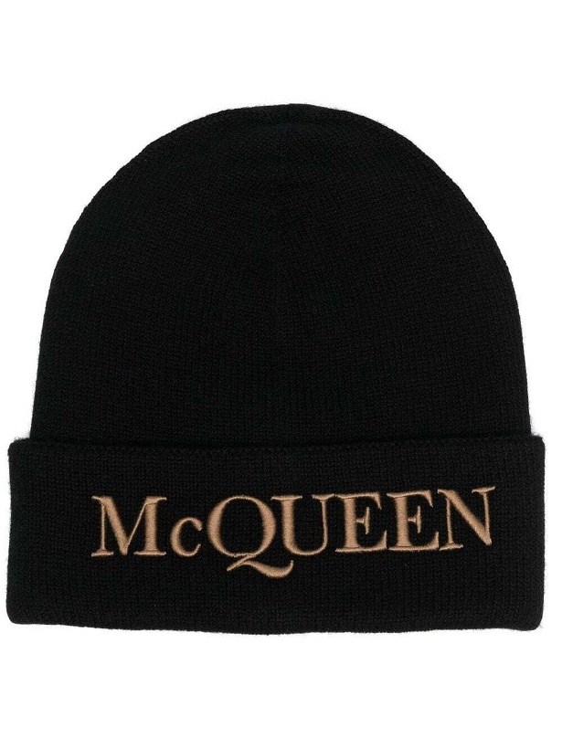 Photo: ALEXANDER MCQUEEN - Cashmere Logo Hat