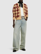 ACNE STUDIOS - Kwanny Wool Blend Jacquard Cardigan