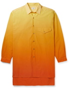 Etro - Oversized Degradé Cotton-Ripstop Overshirt - Orange