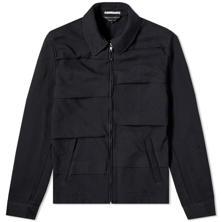 Photo: Comme des Garcons Homme Plus Garment Treated Layered Zip Jacket