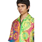 Versace Multicolor Barocco Print Shirt