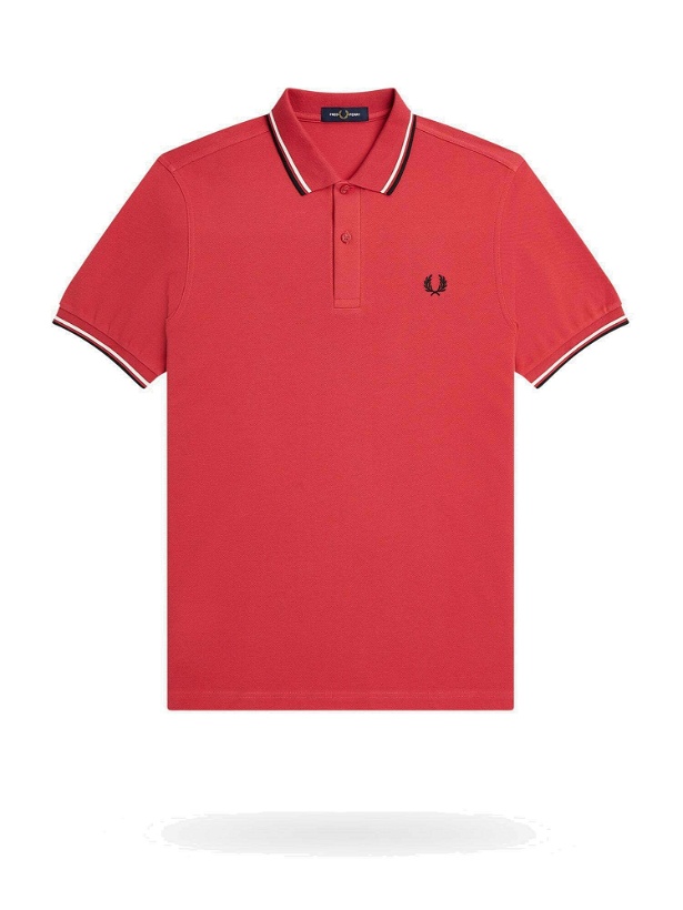Photo: Fred Perry Polo Shirt Red   Mens
