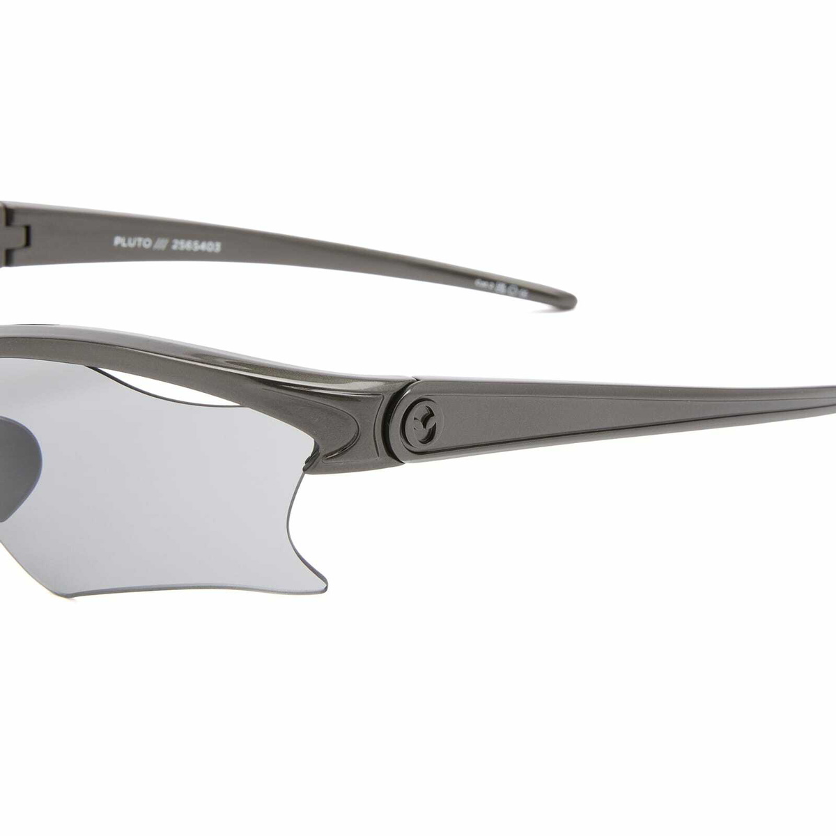 Le Specs x No Problemo Pluto Sunglasses in Silver Chrome/Smoke Tint 
