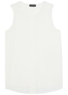Emporio Armani Crepe top White