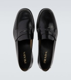 Prada Leather penny loafers