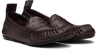 Acne Studios Brown Leather Loafers