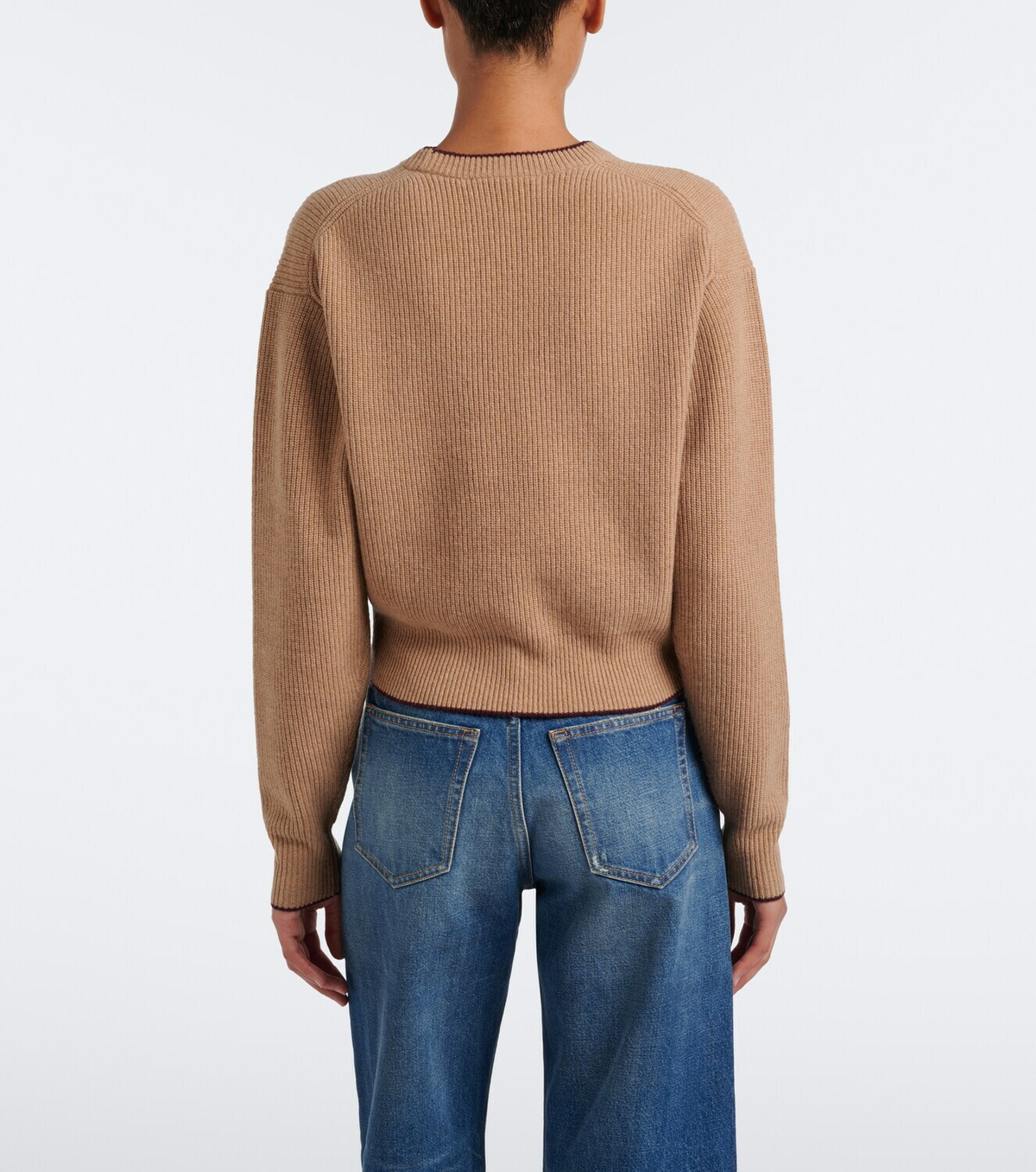 Chloé Logo wool and cashmere sweater