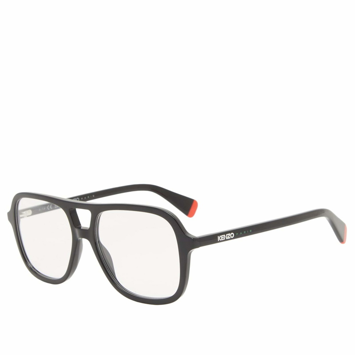 Photo: Kenzo Eyewear Men's Kenzo KZ50208I Optical Glasses in Shiny Black 