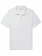 Onia - Slub Linen Polo Shirt - White