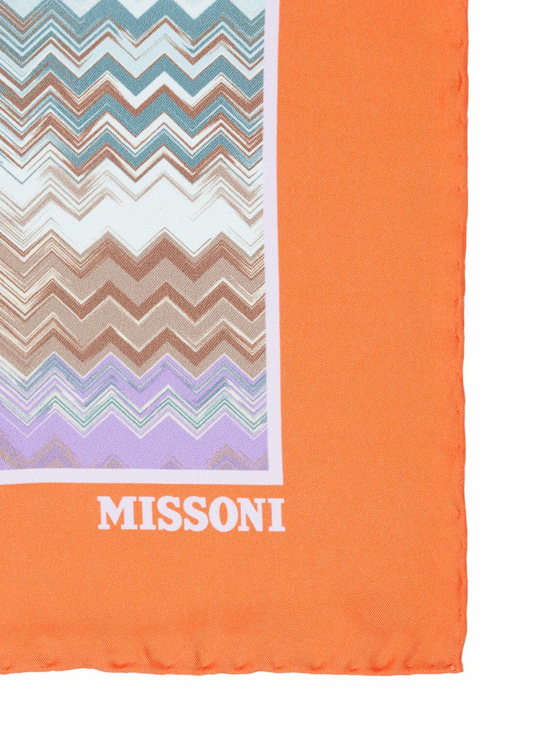 MISSONI - Printed Silk Scarf Missoni