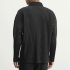 Homme Plisse Men's Button Down Shirt in 15-Black