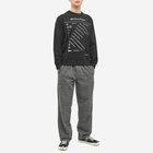 Maison Margiela Men's Text Logo Crew Sweat in Black