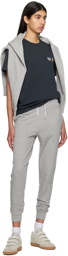 Maison Kitsuné Gray Tricolor Fox Lounge Pants