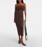 Entire Studios Lap cotton-blend midi dress