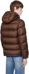 Moncler Brown Orelith Short Down Jacket