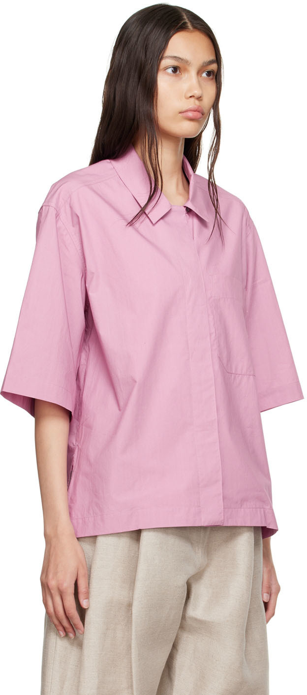 Studio Nicholson Pink Elio Shirt Studio Nicholson