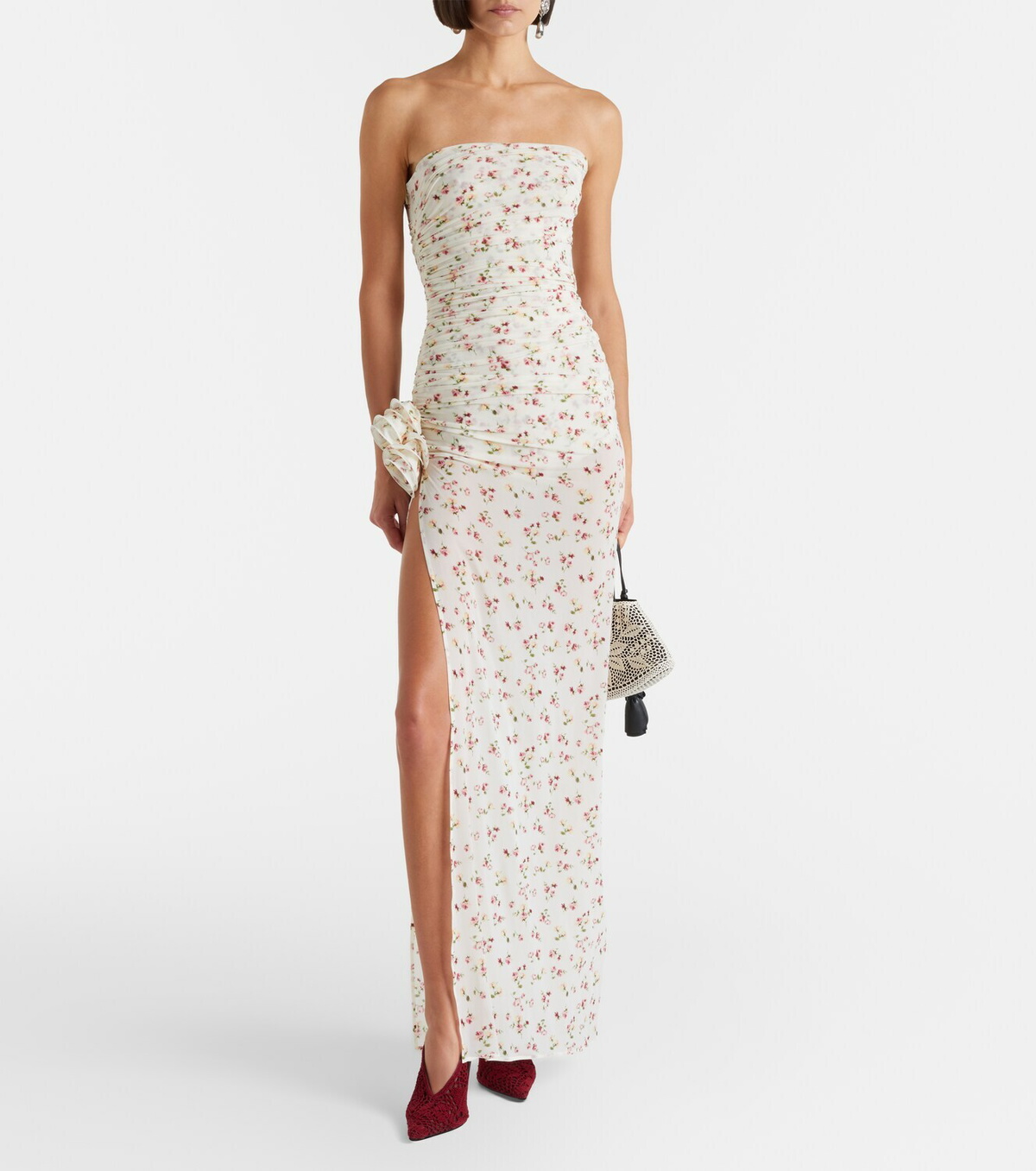 Magda Butrym Floral ruched gown