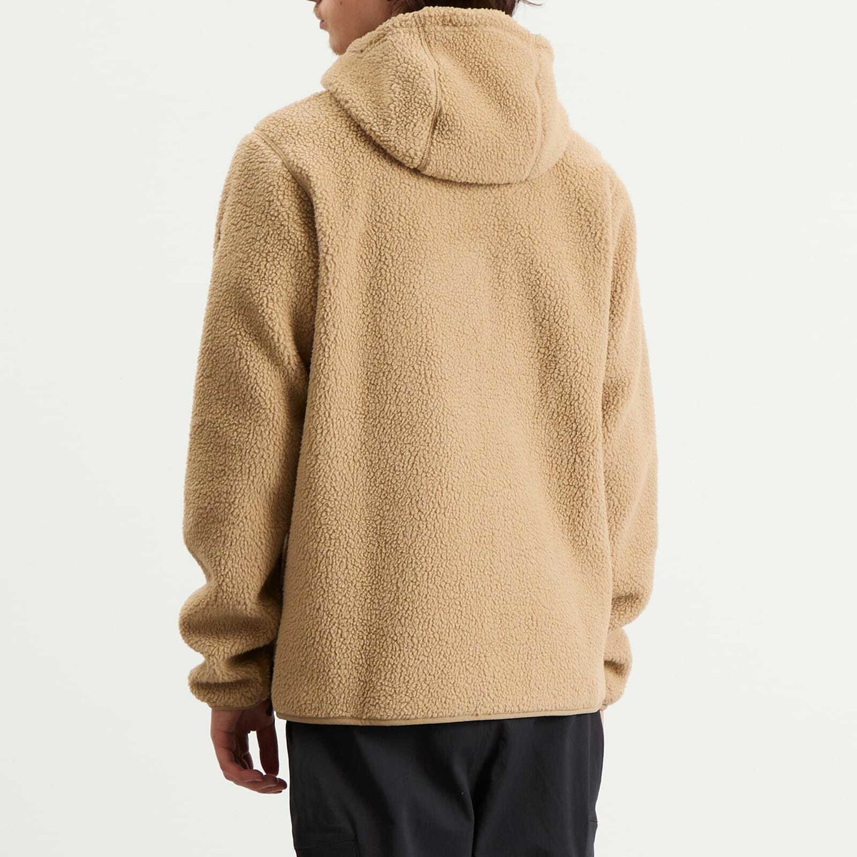 Haglöfs Men's Funäs Pile Fleece Hooded Jacket in Oak Brown