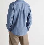 OrSlow - Button-Down Collar Chambray Shirt - Blue