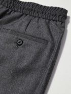 Paul Smith - Tapered Wool and Cashmere-Blend Drawstring Trousers - Gray