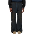 Andersson Bell Navy Piping Line Dyed Sweatpants
