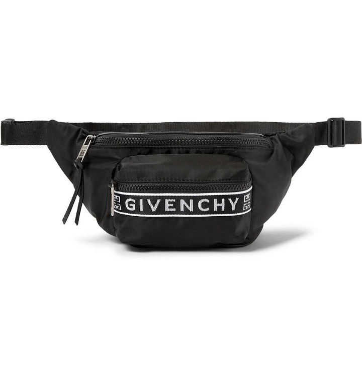 Photo: Givenchy - Logo-Jacquard Nylon Belt Bag - Men - Black